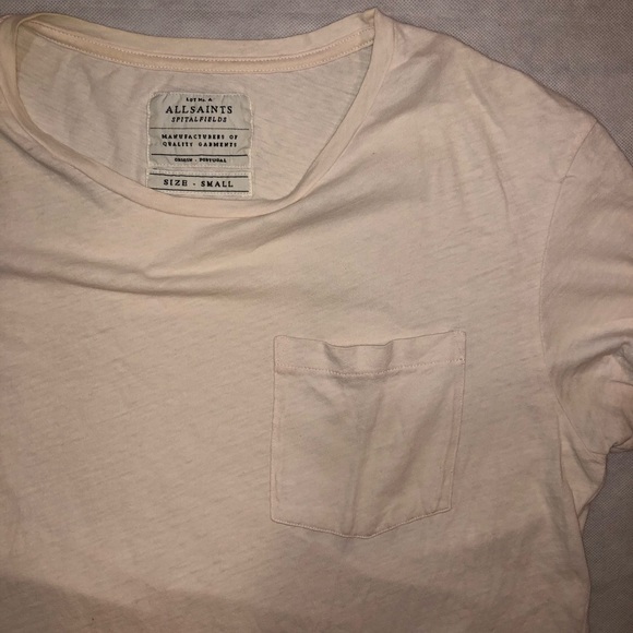 All Saints Tops - ALL SAINTS SPITALFIELDS T SHIRT S